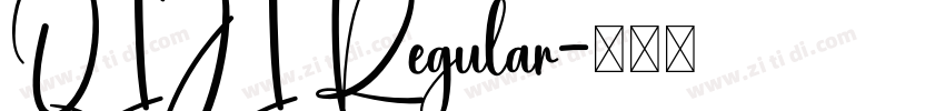 QIJI Regular字体转换